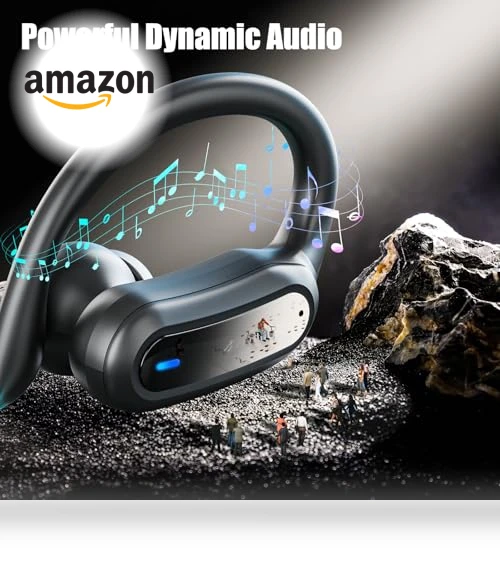 Wireless Earbuds Bluetooth 5.4 with IPX7 Waterproof, Noise Cancelling Mic — In-Ear Headphones, TRAUSI