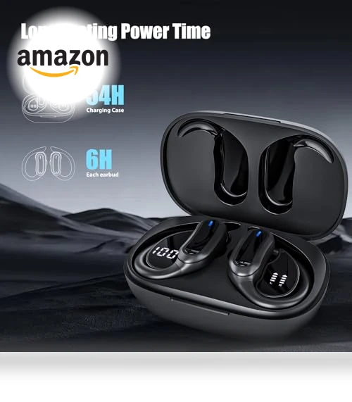 Wireless Earbuds Bluetooth 5.4 with IPX7 Waterproof, Noise Cancelling Mic — In-Ear Headphones, TRAUSI