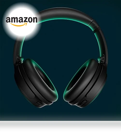 Wireless Noise Cancelling Headphones with Active Over Ear Noise Cancelling and Mic — In-Ear Headphones, Bose