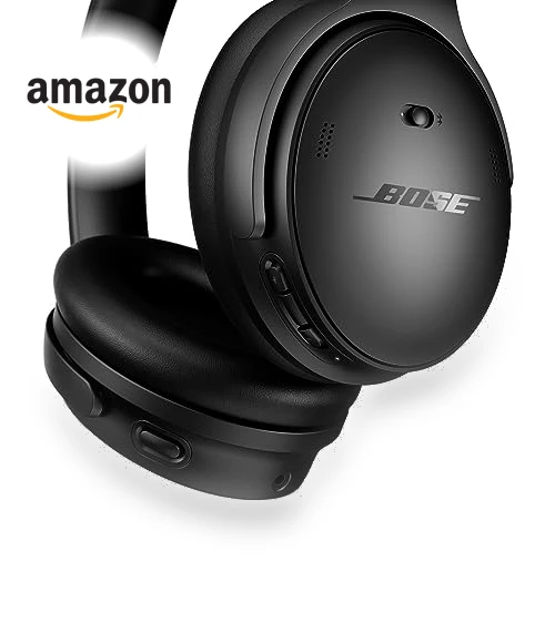 Wireless Noise Cancelling Headphones with Active Over Ear Noise Cancelling and Mic — In-Ear Headphones, Bose