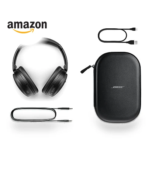 Wireless Noise Cancelling Headphones with Active Over Ear Noise Cancelling and Mic — In-Ear Headphones, Bose