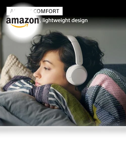 Wireless On-Ear Headphones with Microphone, Active Noise Cancellation — In-Ear Headphones, Sony