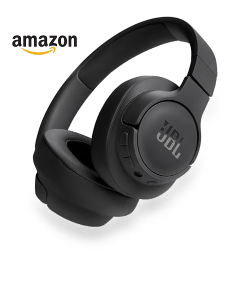 Wireless Over-Ear Headphones with Pure Bass Sound, Bluetooth 5.3, 76H Battery Life — In-Ear Headphones, JBL