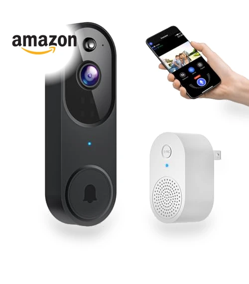 Wireless Smart Video Doorbell Camera with AI Human Detection — Kits, Shenzhen Puge Electronics Co., Ltd.