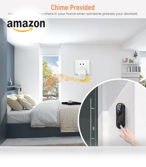 Wireless Smart Video Doorbell Camera with AI Human Detection — Kits, Shenzhen Puge Electronics Co., Ltd.