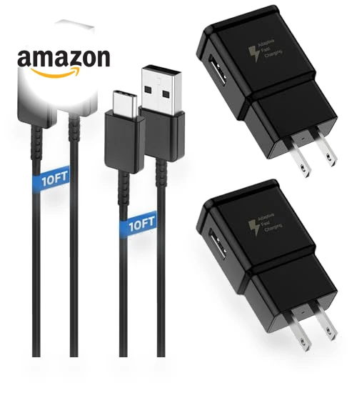 10FT Fast Charging USB C Cable & Wall Charger Block — Charging Solutions, JULAM