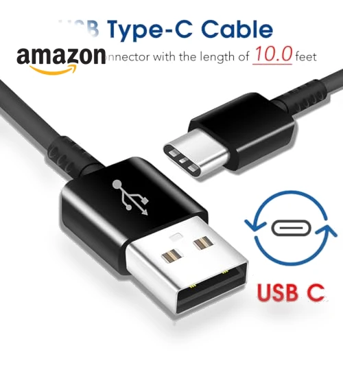 10FT Fast Charging USB C Cable & Wall Charger Block — Charging Solutions, JULAM