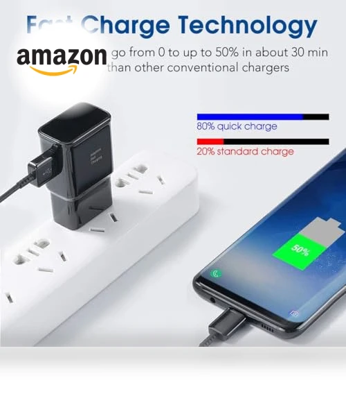 10FT Fast Charging USB C Cable & Wall Charger Block — Charging Solutions, JULAM