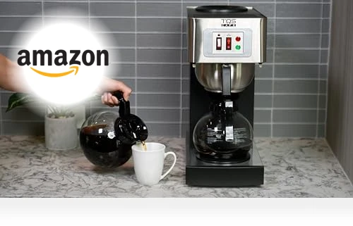 12-Cup Commercial Coffee Maker Stainless Steel - Double Coffee Machine — Coffee Makers, Existing Beauty