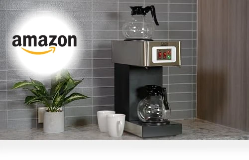 12-Cup Commercial Coffee Maker Stainless Steel - Double Coffee Machine — Coffee Makers, Existing Beauty