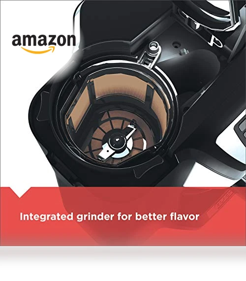 12-Cup Mill and Brew Coffee Maker with Automatic Grind, Programmable Drip Coffee Machine — Electric Blade Coffee Grinders, BLACK+DECKER