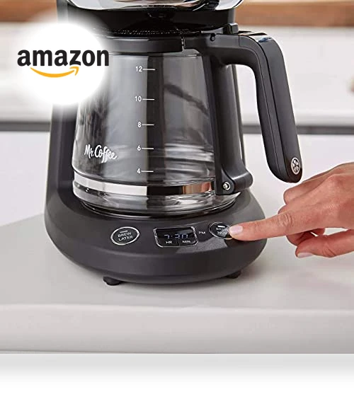 12-Cup Programmable Coffeemaker with Brew Now or Later Feature — Coffee Makers, Mr. Coffee