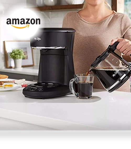 12-Cup Programmable Coffeemaker with Brew Now or Later Feature — Coffee Makers, Mr. Coffee