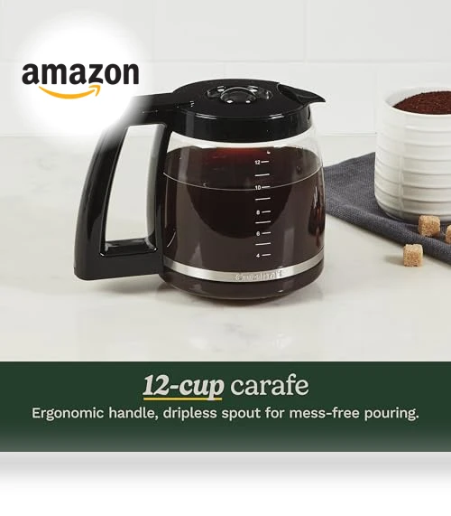 12-Cup Programmable Coffeemaker with Carafe — Beverage Warmers, Cuisinart