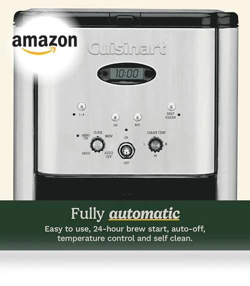 12-Cup Programmable Coffeemaker with Carafe — Beverage Warmers, Cuisinart