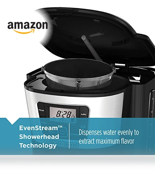 12-Cup Thermal Coffee Maker with Stainless Steel Carafe — Beverage Warmers, BLACK+DECKER