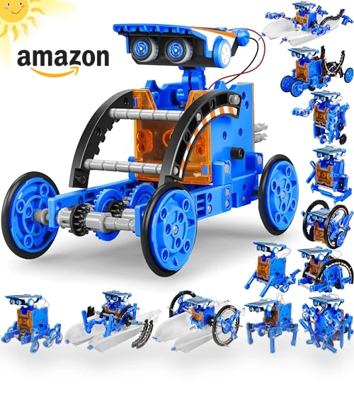 13-in-1 Education Solar Power Robots Toys for Kids — Solar Power, Bottleboom