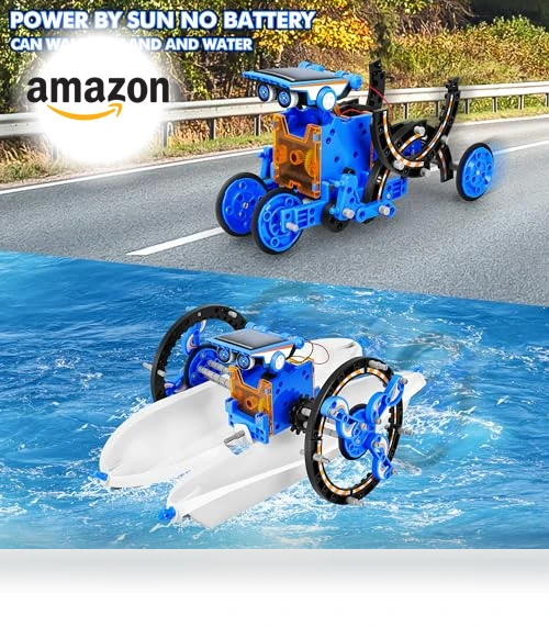 13-in-1 Education Solar Power Robots Toys for Kids — Solar Power, Bottleboom