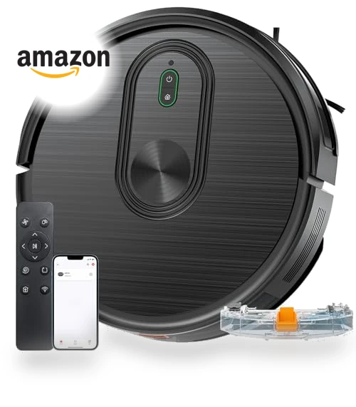2 in 1 Robot Vacuum and Mop Combo with App Control, 3200Pa Suction, Self-Charging — Smart Cleaning Robots, XIEBro