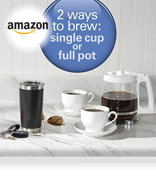 2-Way 12 Cup Programmable Drip Coffee Maker & Single Serve Machine — Single-Cup Coffee Makers, Hamilton Beach