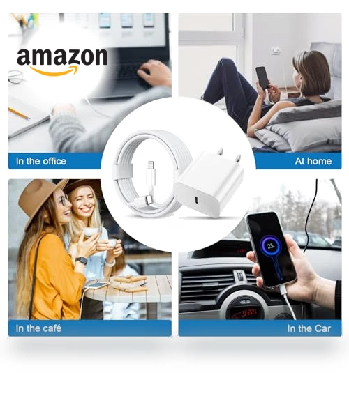 20W PD USB C Fast Charger with 6FT Cable 4 Pack — Charging Solutions, GREPHONE