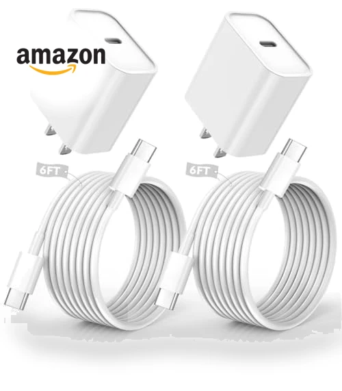 20W USB C Fast Charger with 6FT Cable for iPhone 16/15, iPad Pro, Samsung Galaxy — Charging Solutions, shenzhen hongmingou technology co., ltd