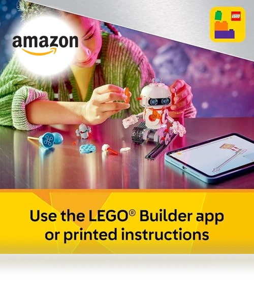 3 in 1 Space Robot Toy - Building Kit with Robot, Spaceship, or Robot Dog — Construction Kits, LEGO