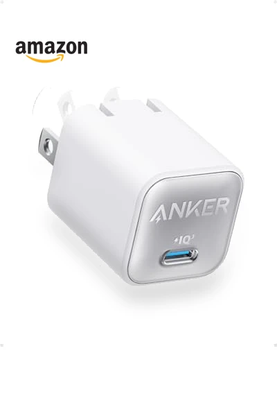 30W USB C GaN Fast Charger for iPhone, Galaxy, iPad, MacBook — Charging Solutions, Anker