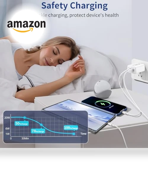 40W 4-Port USB C Fast Charger Block — Chargers, MateStar