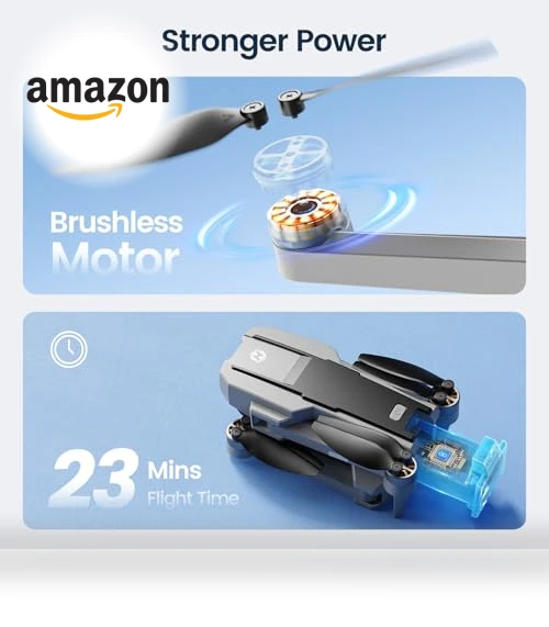 4K GPS Drone with Camera for Adults, Under 250g, Foldable Quadcopter — Drones, Holy Stone