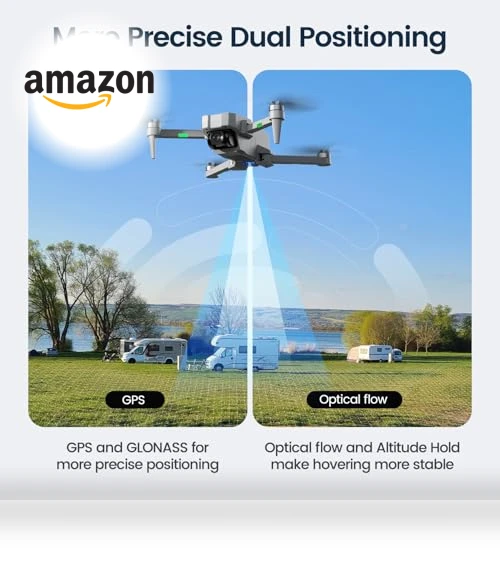 4K GPS Drone with Camera for Adults, Under 250g, Foldable Quadcopter — Drones, Holy Stone
