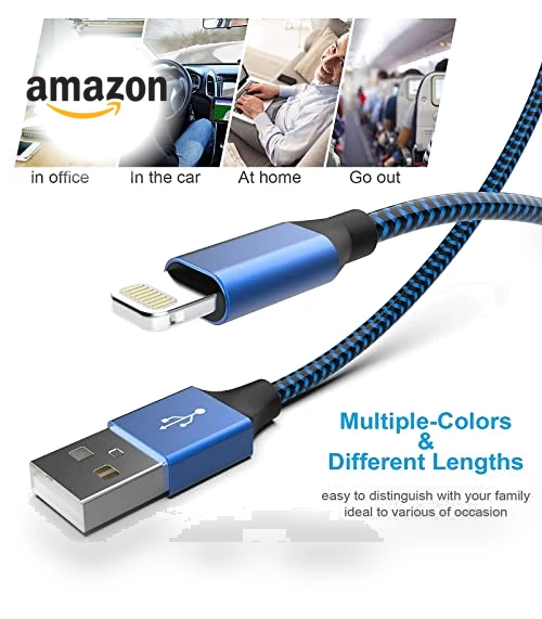 6Pack Fast Charging Lightning Cable for iPhone — Lightning, MUXA