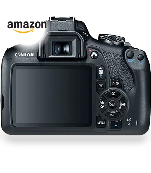 DSLR Camera Bundle with 18-55mm Lens, Wide Angle & Telephoto Lenses, Memory Cards & Accessories — Accessory Kits, Canon
