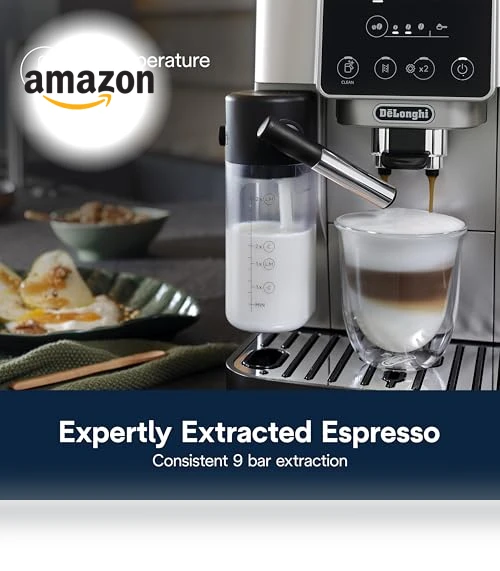 Espresso & Coffee Machine with Automatic Milk Frother — Coffee & Espresso Combos, De'Longhi