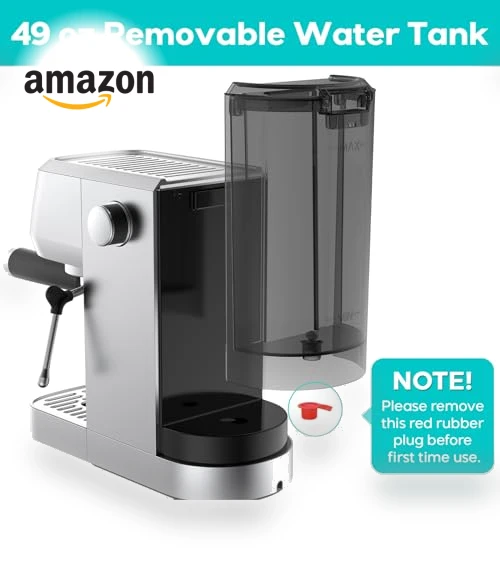 Essential Espresso Machine 20 Bar with Steam Frother — Coffee & Espresso Combos, CASABREWS
