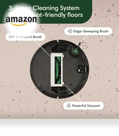 Essential Robot Vacuum with AutoEmpty Dock, 3 Suction Levels, and Smart Navigation — Smart Cleaning Robots, iRobot