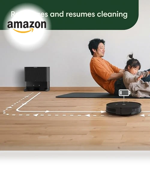 Essential Robot Vacuum with AutoEmpty Dock, 3 Suction Levels, and Smart Navigation — Smart Cleaning Robots, iRobot