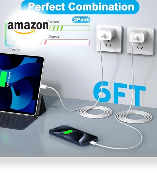 Fast Charging USB C Charger for iPhone 16/15 and iPad — Charging Solutions, Blechmeki