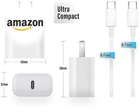 Fast Charging USB C Wall Charger with Cable for iPad Pro, Air, Mini — Charging Solutions, Shenzhen Liuri Technology Co.,Ltd.
