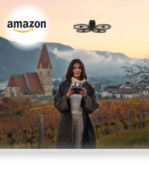Flip 4K UHD Camera Drone with RC 2 Screen Remote Controller — Drones & UAV Technology, DJI