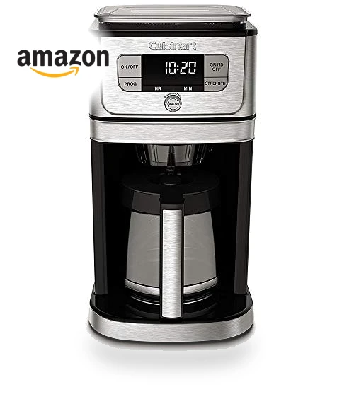 Fully Automatic Burr Grind & Brew Coffee Maker, 12-Cup — Electric Blade Coffee Grinders, Cuisinart