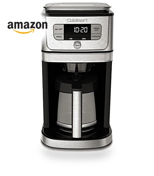 Fully Automatic Burr Grind & Brew Coffee Maker, 12-Cup — Electric Blade Coffee Grinders, Cuisinart