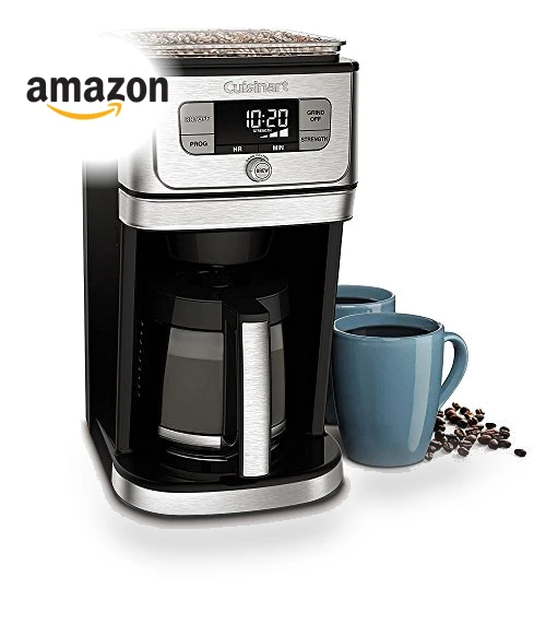 Fully Automatic Burr Grind & Brew Coffee Maker, 12-Cup — Electric Blade Coffee Grinders, Cuisinart