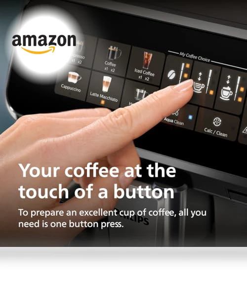 Fully Automatic Espresso Machine - 6 Hot & Iced Drinks, LatteGo Milk System — Coffee & Espresso Combos, Philips