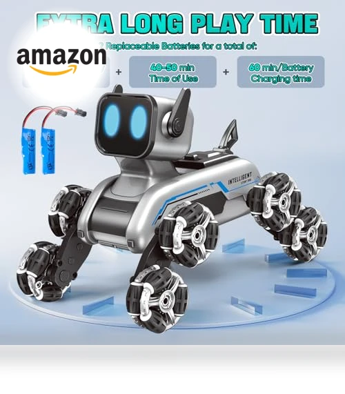 Gesture Sensing Remote Control Robot Dog Toy for Kids — Interactive Figures & Robots, Wurycia