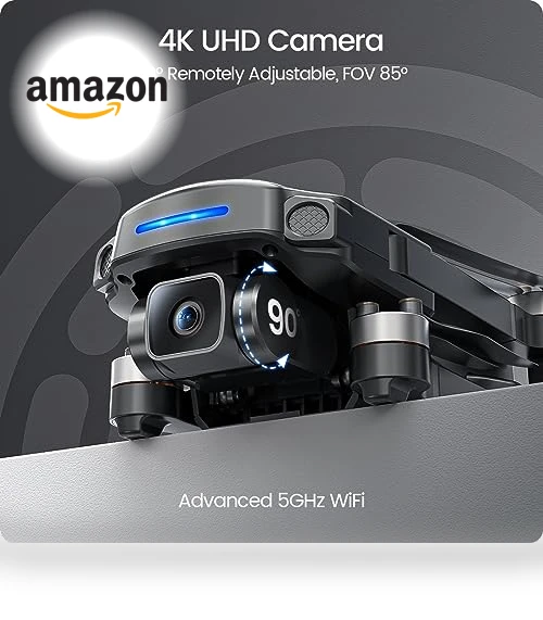 GPS Drone with 4K UHD Camera, Foldable FPV RC Quadcopter — Drones, Holy Stone