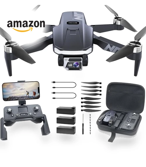 GPS Drone with Camera 4K UHD, 90 Min Flight Time, Auto Return, Follow Me — Drones, NAFYRE