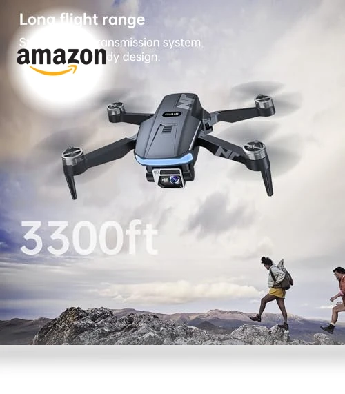 GPS Drone with Camera 4K UHD, 90 Min Flight Time, Auto Return, Follow Me — Drones, NAFYRE