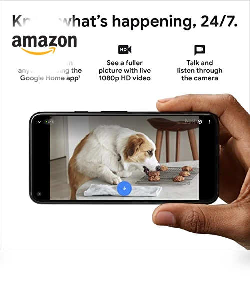 Indoor Security Camera 1080p with Night Vision — Security Cameras, Google