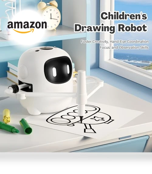 Interactive Drawing Robot for Kids with 150 Cards — Interactive Learning Devices, RIVGOT